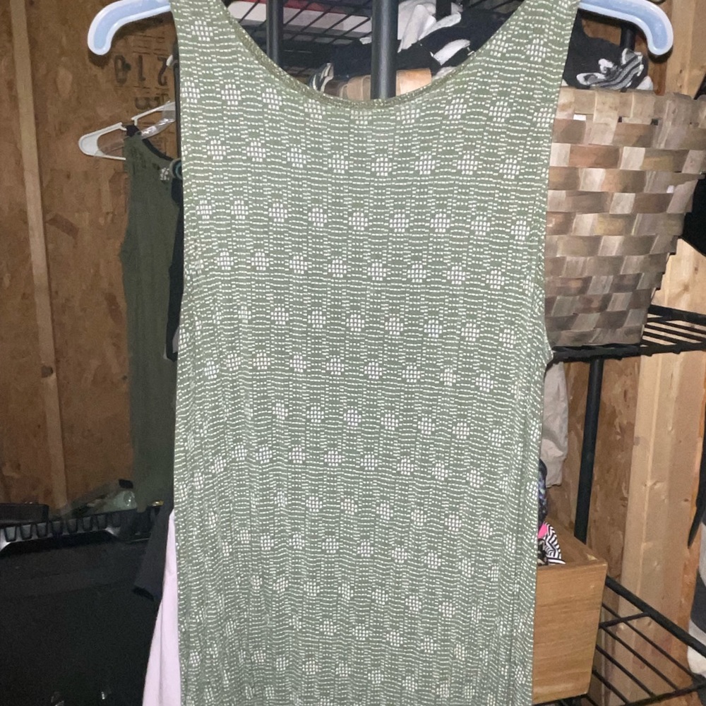 Green dress